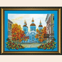 Набор для вышивания бисером АБРИС АРТ "Никольский собор"